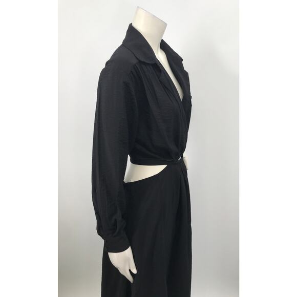 The Young Fabulous & Broke Black Open Back Maxi Dress Size Medium - Picture 6 of 14